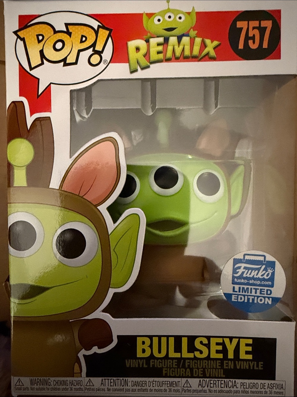 Funko Pixar Remix Bullseye Alien Figure #757